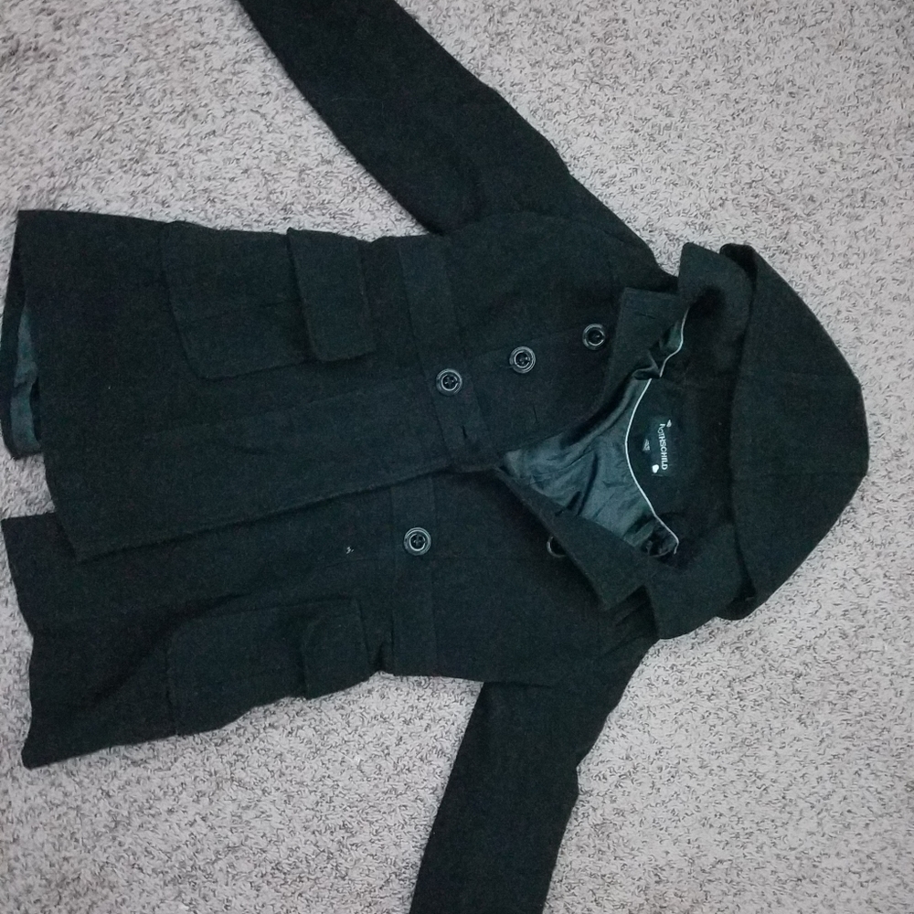 Rothschild Black Peacoat
